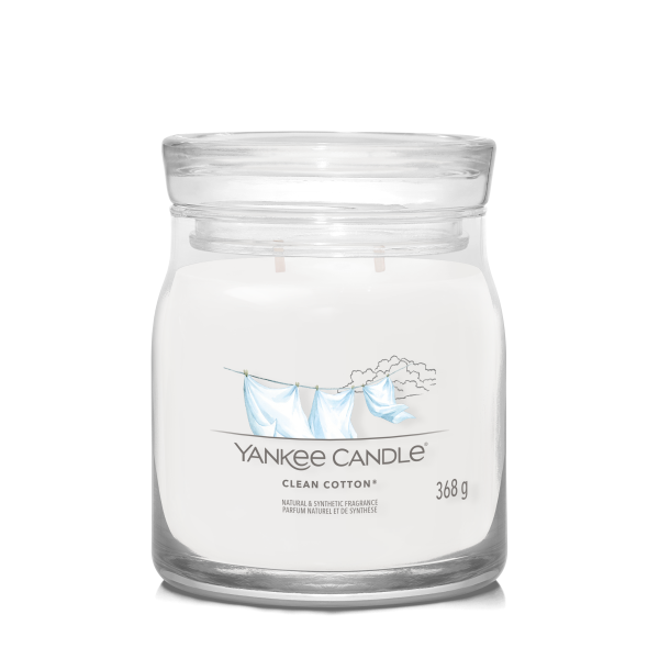 Signature Medium Jar 2-Docht - Clean Cotton